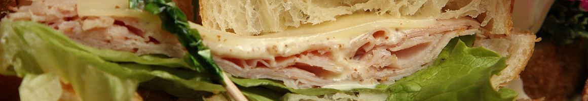 Eating Deli Sandwich at Don's Deli - Eatery & Market restaurant in Beaver, PA.